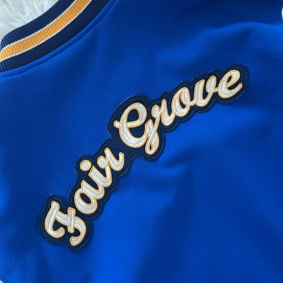 Zara man’s varsity jacket royal blue - Picture 8 of 9